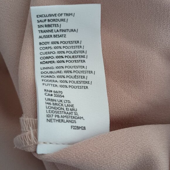 BHLDN Anthropologie Pale Pink Gown Prom Formal Wedding Size 8 - Picture 13 of 16